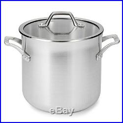 Calphalon 1833953 AccuCore Stainless Steel Stock Pot with Cover, 8-Quart