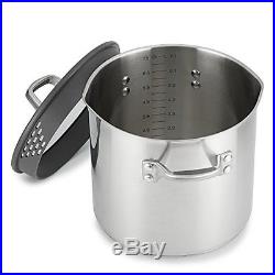 Calphalon Simply Easy System Stainless Steel Stock Pot and Cover 8-Quart