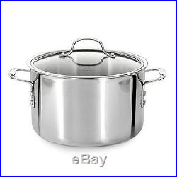 Calphalon Tri-Ply Stainless Steel 8-Quart Stock Pot with Cover