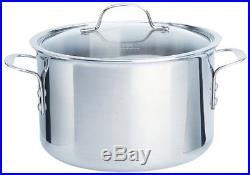 Calphalon Triply Stainless Steel 8-Quart Stock Pot with Cover