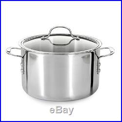 Calphalon Triply Stainless Steel 8-Quart Stock Pot with Cover