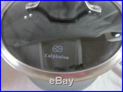 Calphalon Unison Sear Stock Pot 808-8 QT 75LGlass & stainless Steel Lid
