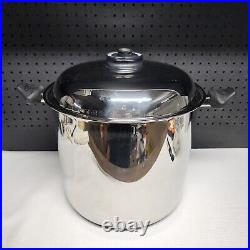 Carico Ultra Tech II 26 Quart Cook Pot With Lid T304SS Ultra Core 25 Liters