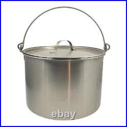 Carrollton Stainless Stockpot with Lid Side Pour Handle 8 Quart