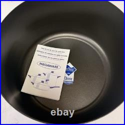 Castame 9 Qt Covered Stockpot Porcelain on Steel Teflon Nonstick Made Spain