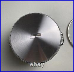 Chantal 21 Steel Induction Large Heavy Stock Pot with Glass Lid 8 Quart New