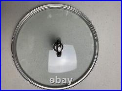 Chantal 21 Steel Induction Large Heavy Stock Pot with Glass Lid 8 Quart New