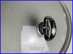 Chantal 21 Steel Induction Large Heavy Stock Pot with Glass Lid 8 Quart New