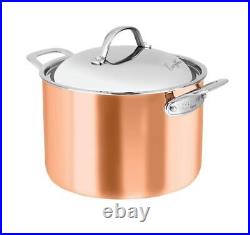 Chasseur Escoffier Stockpot With Lid 7L Copper
