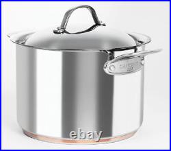 Chasseur Le Cuivre Stock Pot With Lid (Stainless Steel/Copper) 7.6 Litre 24x17