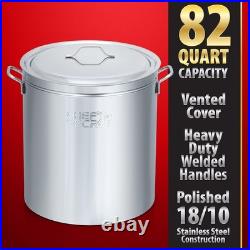 Chef'S Secret Chefs Secret 82 Quart Stainless Steel Stockpot WithBasket Perfect