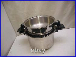 Chef's Ware Townecraft T304 Stainless 4 Qt Stockpot Dutch Oven Casserole Pan Lid