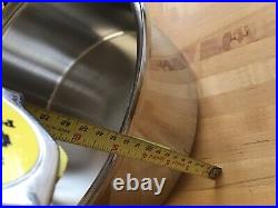 Chef's Ware by Townecraft 5-ply Stainless Steel Cookware Stock Pot Excellent 6Qt