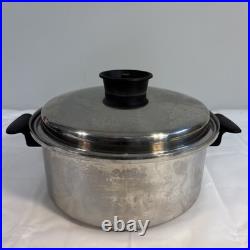 Chefs Ware by Townecraft Multicore T-304 Stock Pot 6qt Stainless with Lid