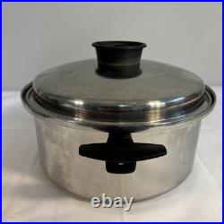 Chefs Ware by Townecraft Multicore T-304 Stock Pot 6qt Stainless with Lid