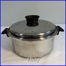 Chefs Ware by Townecraft Multicore T-304 Stock Pot 6qt Stainless with Lid