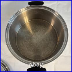 Chefs Ware by Townecraft Multicore T-304 Stock Pot 6qt Stainless with Lid