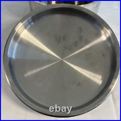 Chefs Ware by Townecraft Multicore T-304 Stock Pot 6qt Stainless with Lid