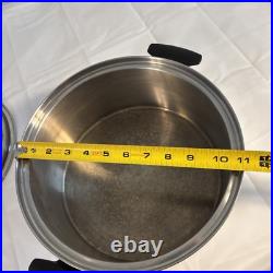Chefs Ware by Townecraft Multicore T-304 Stock Pot 6qt Stainless with Lid