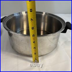 Chefs Ware by Townecraft Multicore T-304 Stock Pot 6qt Stainless with Lid