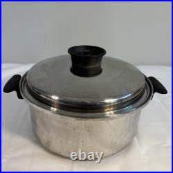 Chefs Ware by Townecraft Multicore T-304 Stock Pot 6qt Stainless with Lid