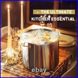 Ciwete High Grade 32cm/20 Quart 3 Ply Stainless Steel Stock Pot With Lid Cookware