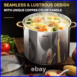 Ciwete High Grade 32cm/20 Quart 3 Ply Stainless Steel Stock Pot With Lid Cookware