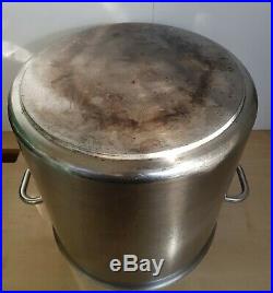 Commercial Catering Stainless Steel Stock Pot Stew Soup Boiling Pan Large 50L