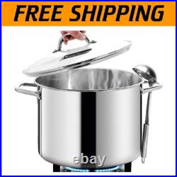 Commercial Grade 12QT Soup Pot Nickel Free Stainless Steel