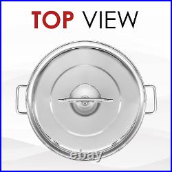 Concord 50 Quart Stainless Steel Stock Pot Cookware Concord 50 Quart Stainless Steel Stock Pot Cookware