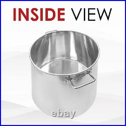 Concord 50 Quart Stainless Steel Stock Pot Cookware Concord 50 Quart Stainless Steel Stock Pot Cookware