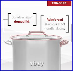 Concord 50 Quart Stainless Steel Stock Pot Cookware Concord 50 Quart Stainless Steel Stock Pot Cookware