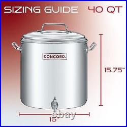 Concord Stainless Steel S Series Insulated Double Wall Stock Pot Concord Stainless Steel S Series Insulated Double Wall Stock Pot