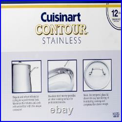 Contour Stainless 12 Quart Stockpot with Cover
