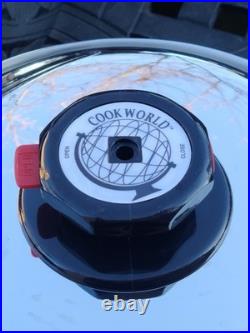 Cook World 10 Piece Set With Nutrithermic Base T304 Stainless Steel