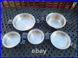 Cook World 10 Piece Set With Nutrithermic Base T304 Stainless Steel