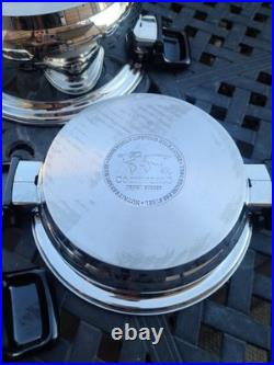 Cook World 10 Piece Set With Nutrithermic Base T304 Stainless Steel