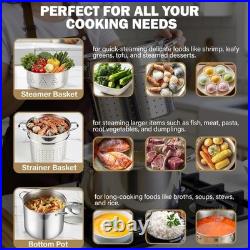 Cooks Standard 12 Quart 4-Piece Pasta Pot Set 18/10 Stainless Steel