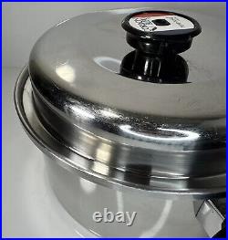 Cordon Bleu 6Qt Stockpot 7-Ply T304 Stainless Steel Dutch Oven Pan Withlid