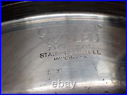 Cordon Bleu 6.5 Qt 7-Ply T304 Surgical Stainless Stockpot Dutch Oven Fry Pan Lid