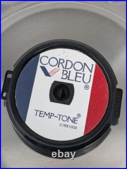 Cordon Bleu 6.5 Qt Stockpot 7-Ply Surgical T304 Stainless Dutch Oven Fry Pan Lid
