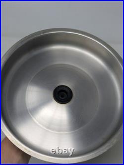 Cordon Bleu 6.5 Qt Stockpot 7-Ply Surgical T304 Stainless Dutch Oven Fry Pan Lid