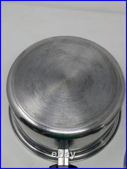Cordon Bleu 6.5 Qt Stockpot 7-Ply Surgical T304 Stainless Dutch Oven Fry Pan Lid