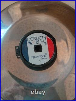 Cordon Bleu 6.5 Qt Stockpot 7-Ply Surgical T304 Stainless Dutch Oven Fry Pan Lid
