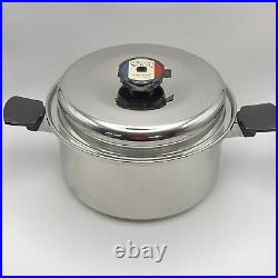 Cordon Bleu 6.5 Qt Stockpot 7-Ply T304 Surgical Stainless Steel with Venting Lid