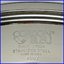 Cordon Bleu 6.5 Qt Stockpot 7-Ply T304 Surgical Stainless Steel with Venting Lid