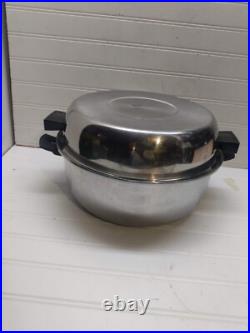 Cordon Bleu 7 Qt Stockpot Pressure Bonded Stainless Steel Dutch Oven Dome Lid