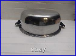 Cordon Bleu 7 Qt Stockpot Pressure Bonded Stainless Steel Dutch Oven Dome Lid