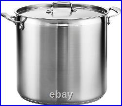 Covered Stock Pot Stainless Steel