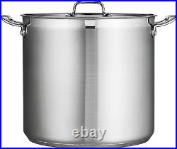Covered Stock Pot Stainless Steel